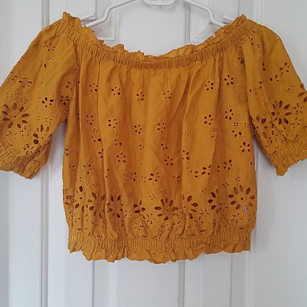 Lacey off the shoulder blouse